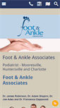 Mobile Screenshot of footandankleassociates.com